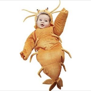 Shrimp baby bunting costume
